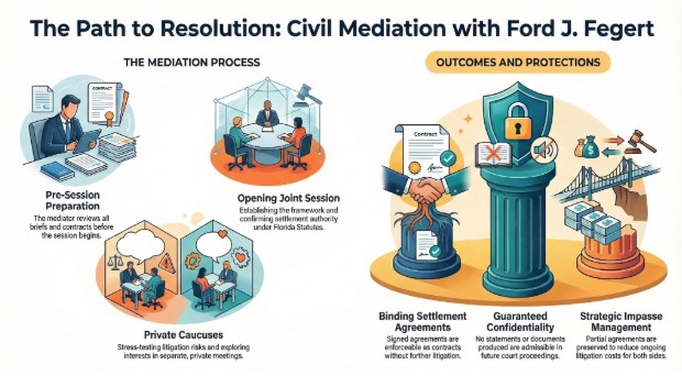 What to Expect During Civil Mediation with Ford J. Fegert, P.A.